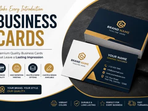 Placeholder sample image for Business Cards